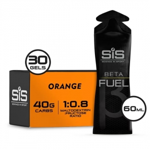 SiS Beta Fuel Energy Gel Orange 60ml - Pack 30