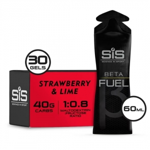 SiS Beta Fuel Energy Gel Strawberry Lime 60ml - Pack 30