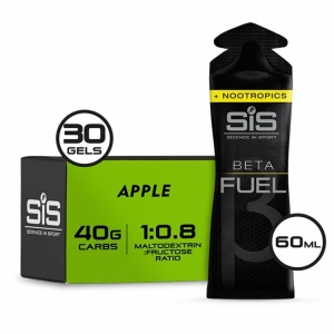 SiS Beta Fuel+ Nootropics Energy Gel Apple 60ml - Pack 30